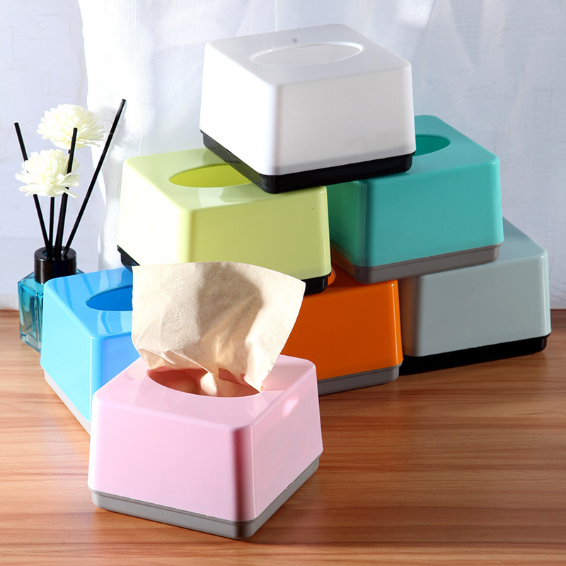 Commercial Printing Types - ز. صندوق مناديل بلاستيكي مربع الشكل