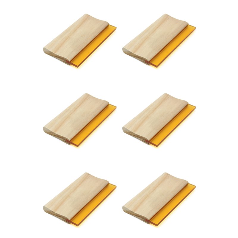 Screen Printing Squeegee - مجموعة من 6 قطع مكشطة طباعة