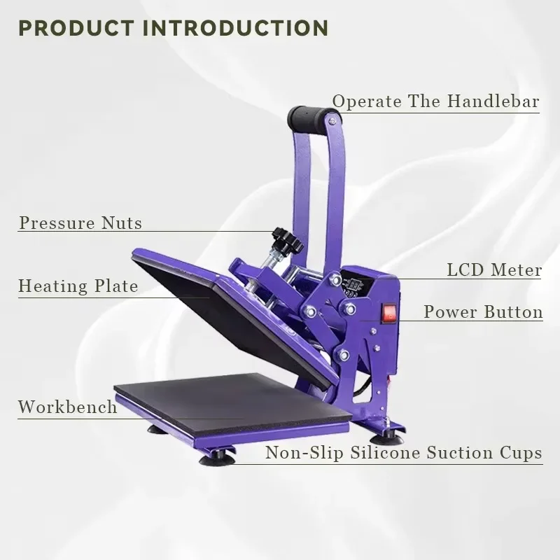 ماكينة طباعة حرارية 8 في 1 عال - مراجعة Commercial Grade Printing Press وسعره