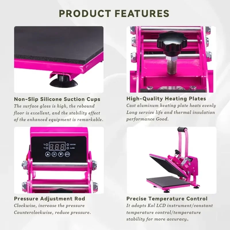 ماكينة طباعة حرارية 8 في 1 عال - مراجعة Commercial Grade Printing Press وسعره
