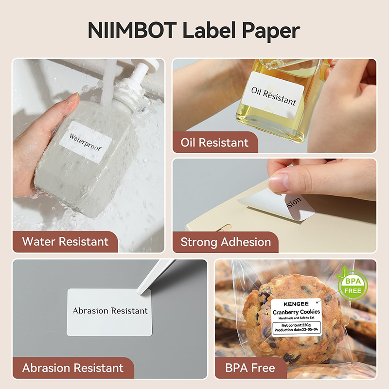 Niimbot 1/3/10 لفات الأبيض الح - مراجعة Commercial Printing Types وسعره
