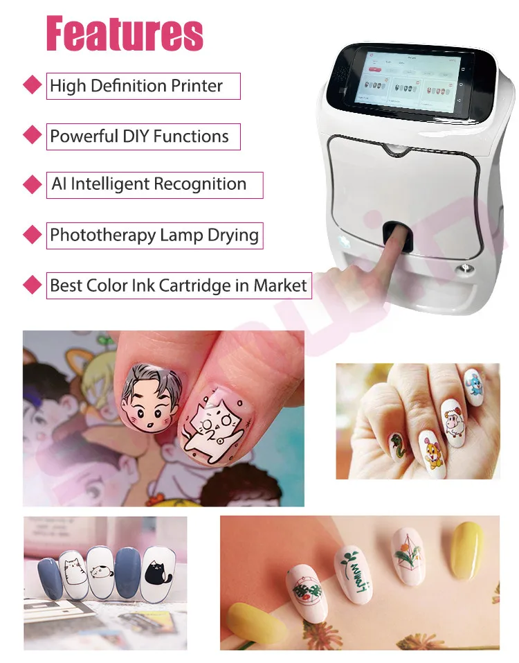 طابعة فنية أظافر أوتوماتيكية A - مراجعة Commercial Printer وسعره